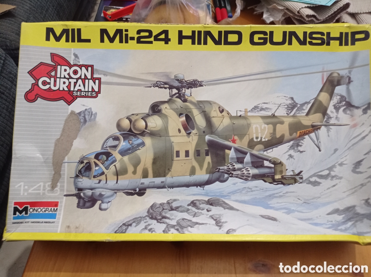Maquetas: MONOGRAM - MIL MI-24 HIND GUNSHIP. 1/48. 5819 - Foto 1