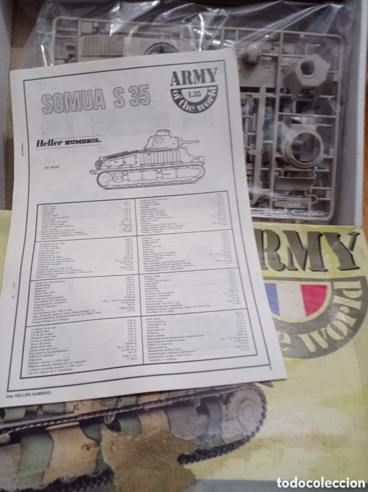 Maquetas: HELLER - SOMUA S-35. 1/35. 81170 - Foto 2