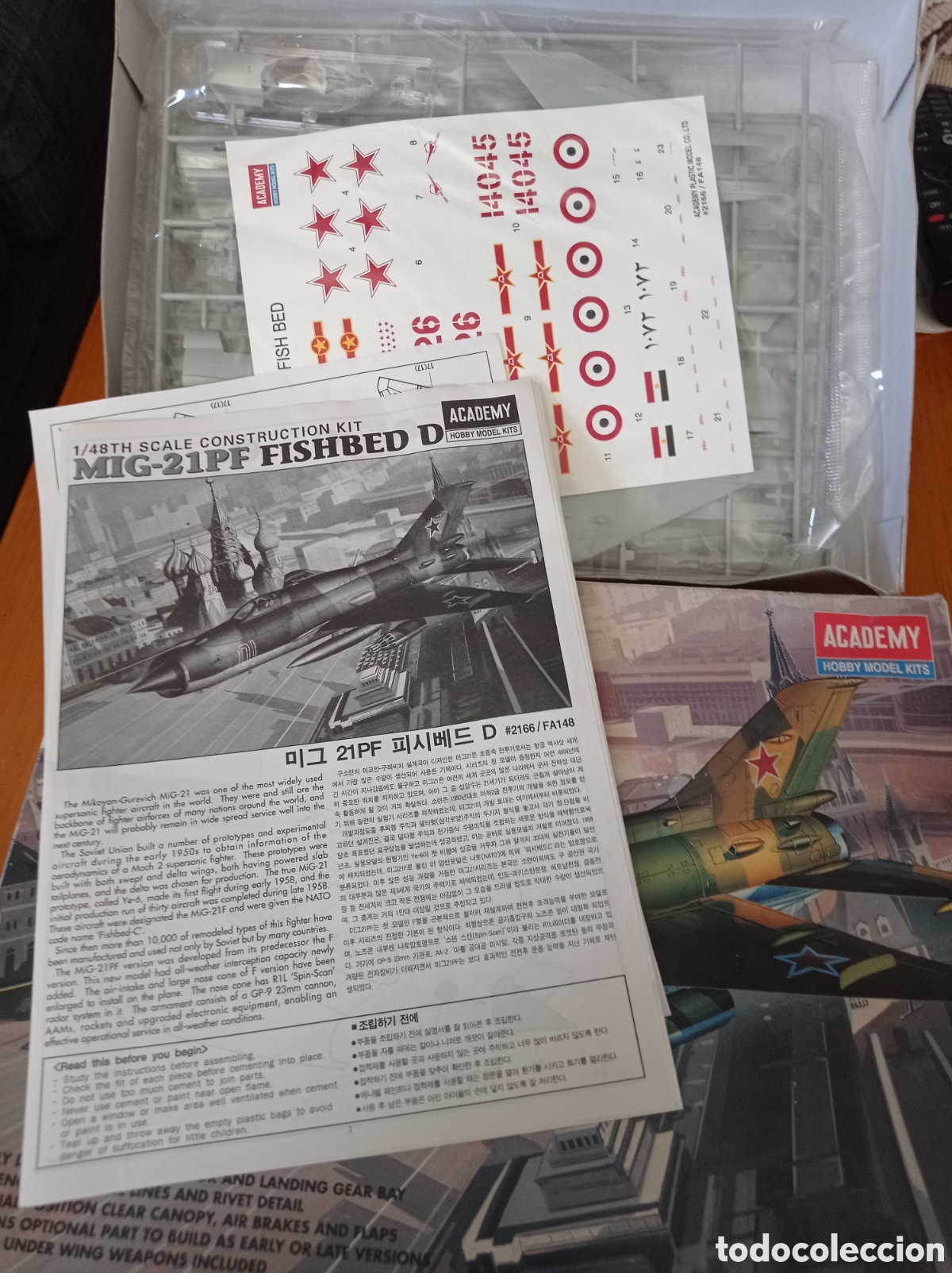 Maquetas: ACADEMY - MIG-21PF. FISHBED D. 1/48. 2166 - Foto 2