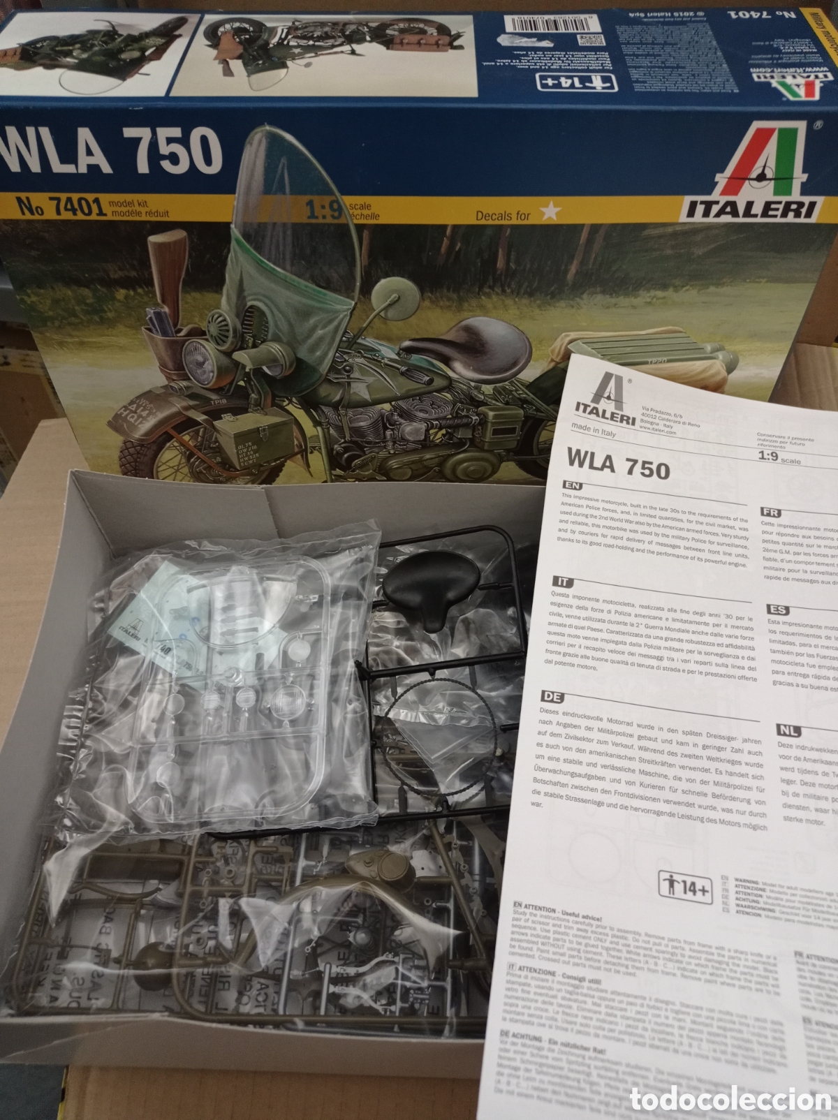 Maquetas: ITALERI - WLA 750. 1/9. 7401. - Foto 2