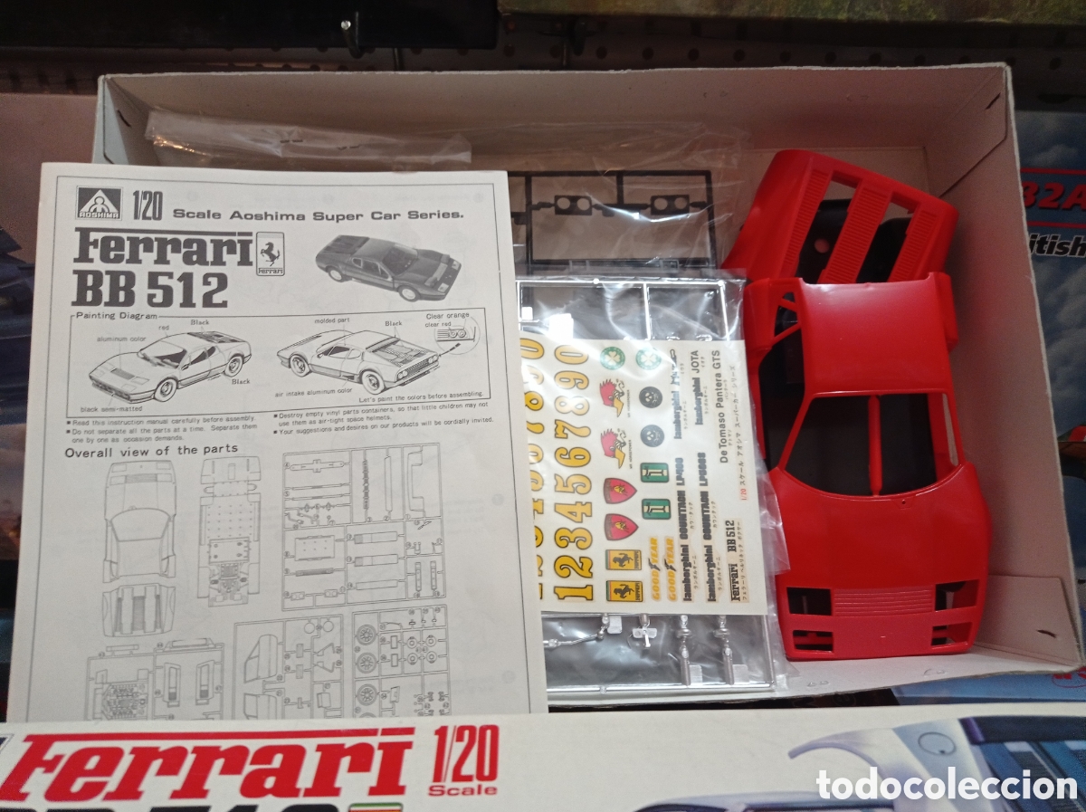 Maquetas: AOSHIMA - FERRARI BB 512. 1/20. SC02 - Foto 2