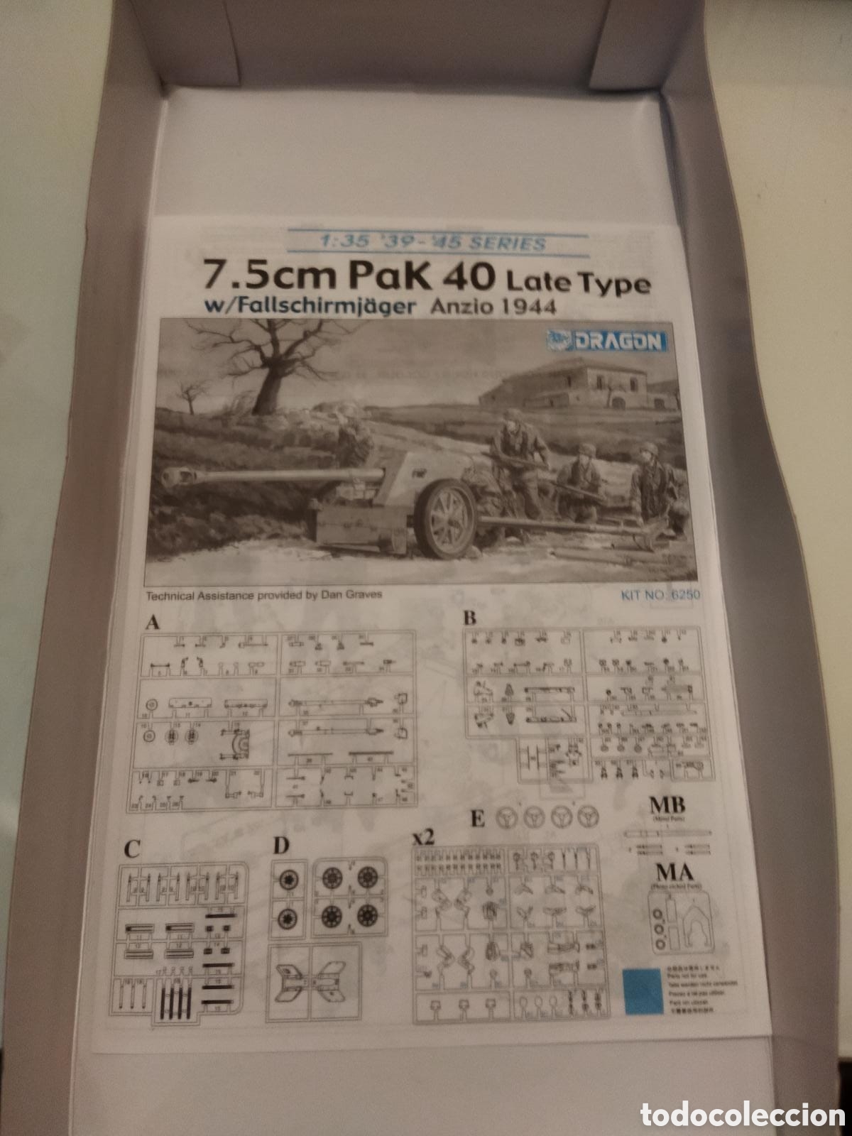 Maquetas: Ca&ntilde;on Pak 40 1/35 Drag&oacute;n ref 6250 - Foto 8
