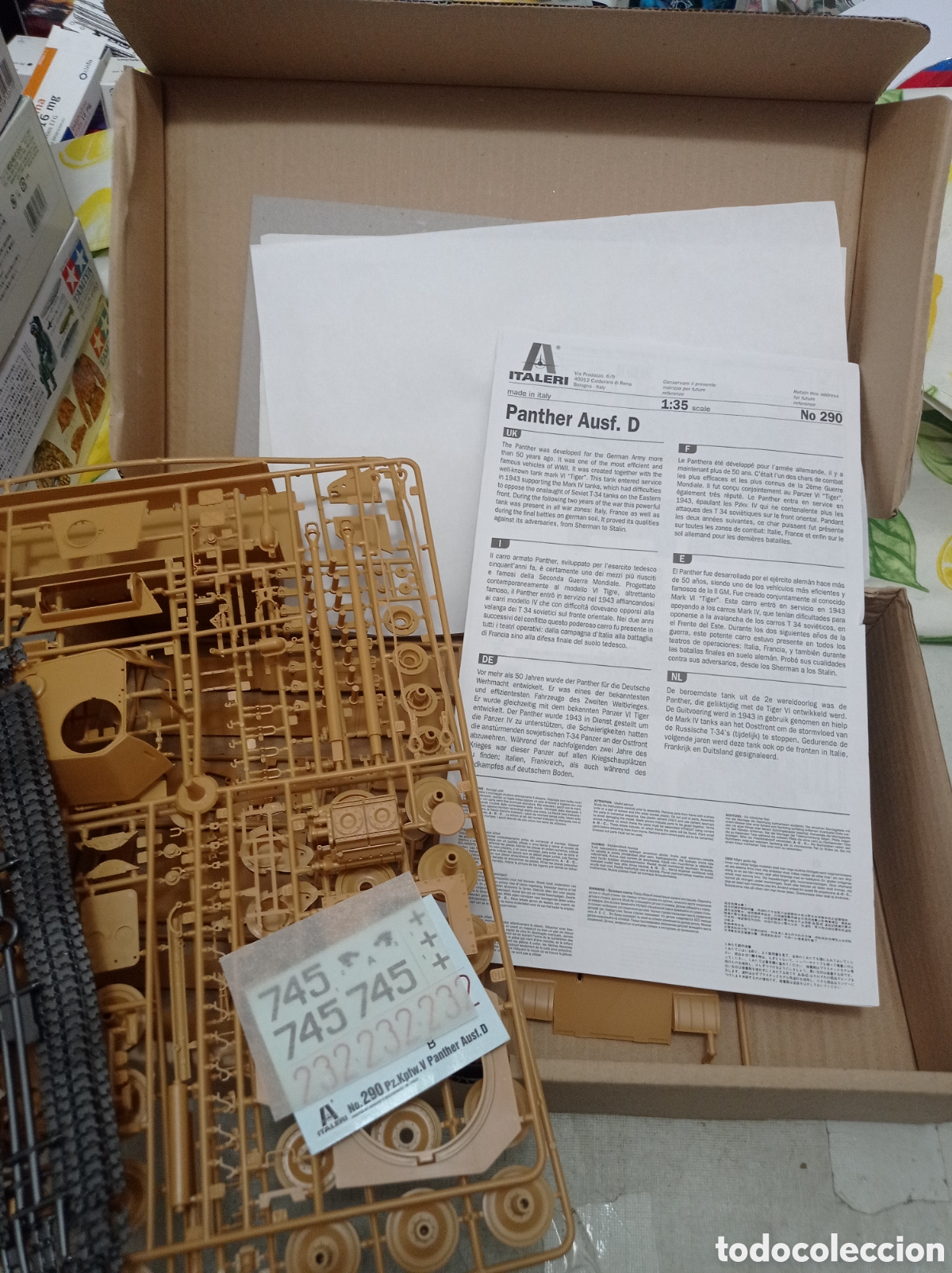 Maquetas: ITALERI- PANZER V PANTHER 1/35 - Foto 2