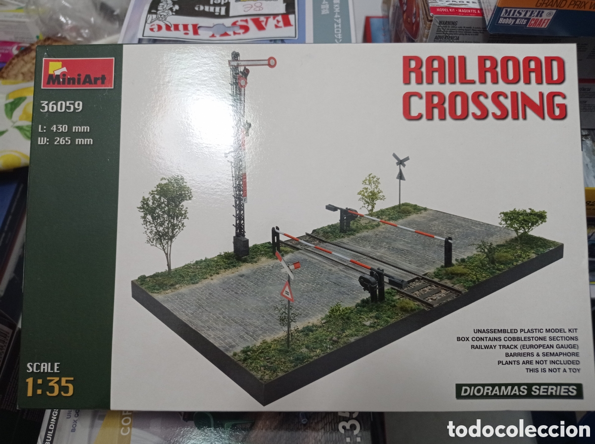 Maquetas: MINIART - RAILROAD CROSSING. 1/35. 36059 - Foto 1