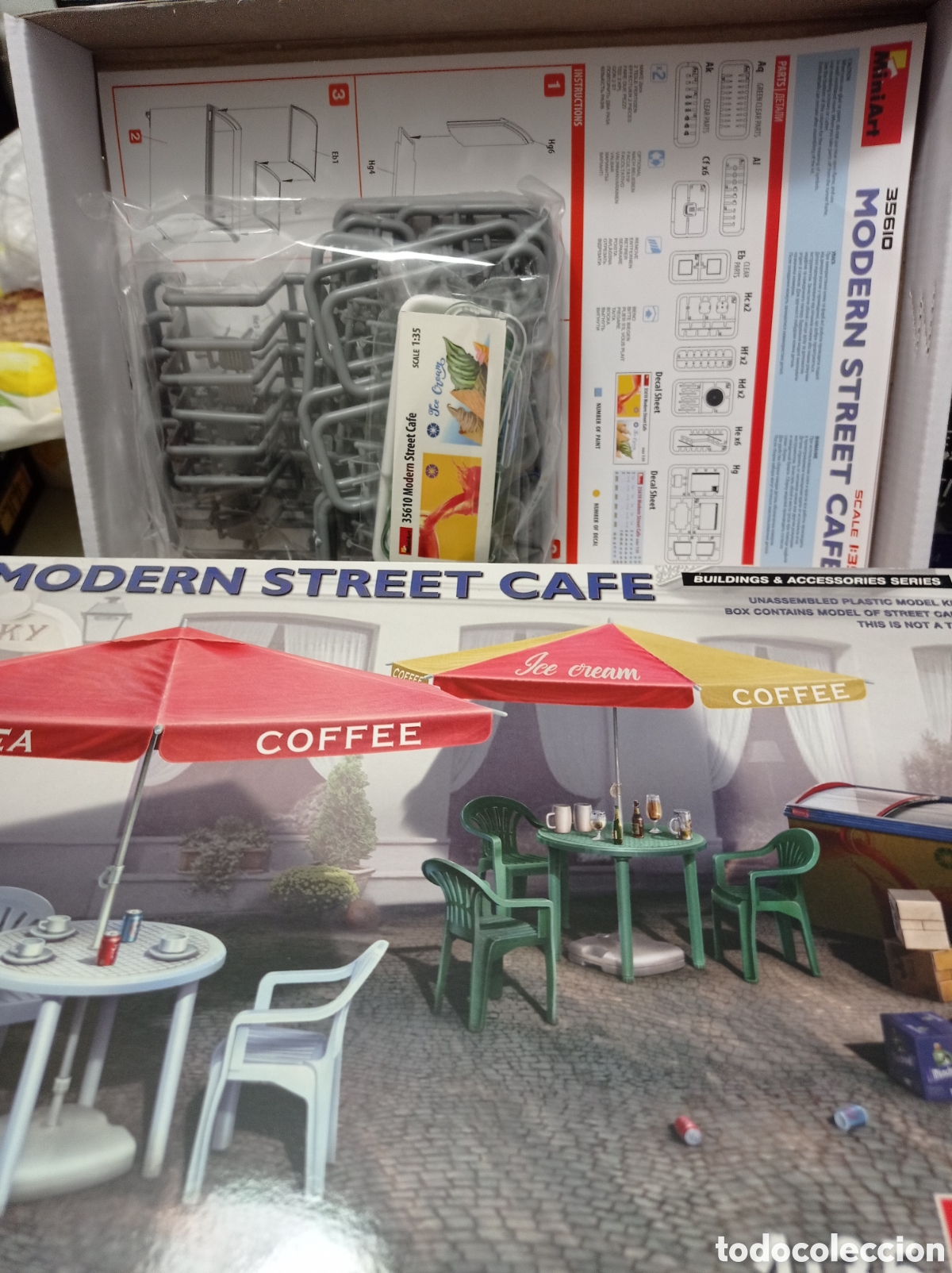 Maquetas: MINIART - MODERN STREET CAFE. 1/35. 35610 - Foto 2