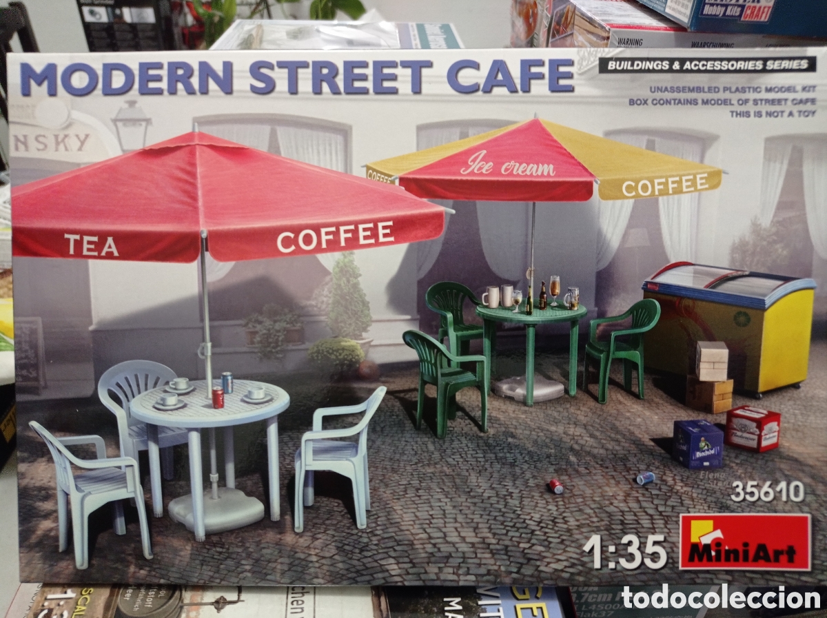 Maquetas: MINIART - MODERN STREET CAFE. 1/35. 35610 - Foto 1