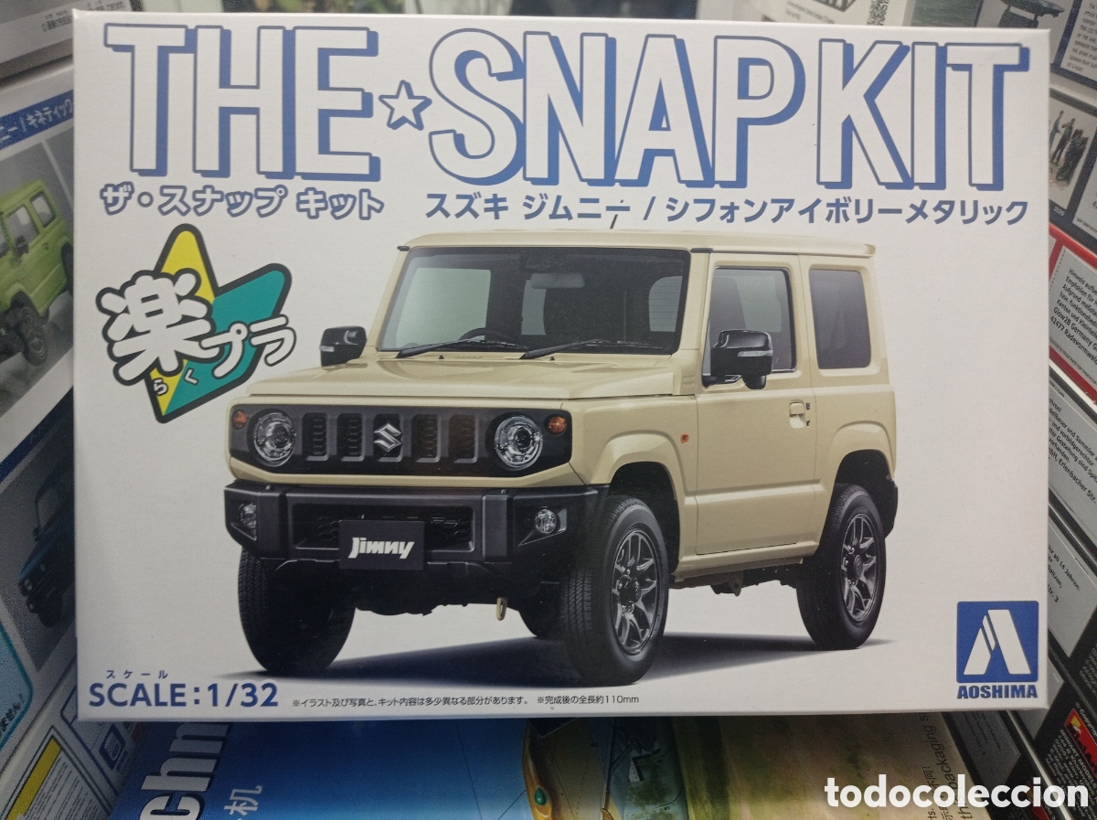 Maquetas: AOSHIMA - SUZUKI JIMMY BEIGE. 1/32. 08D - Foto 1