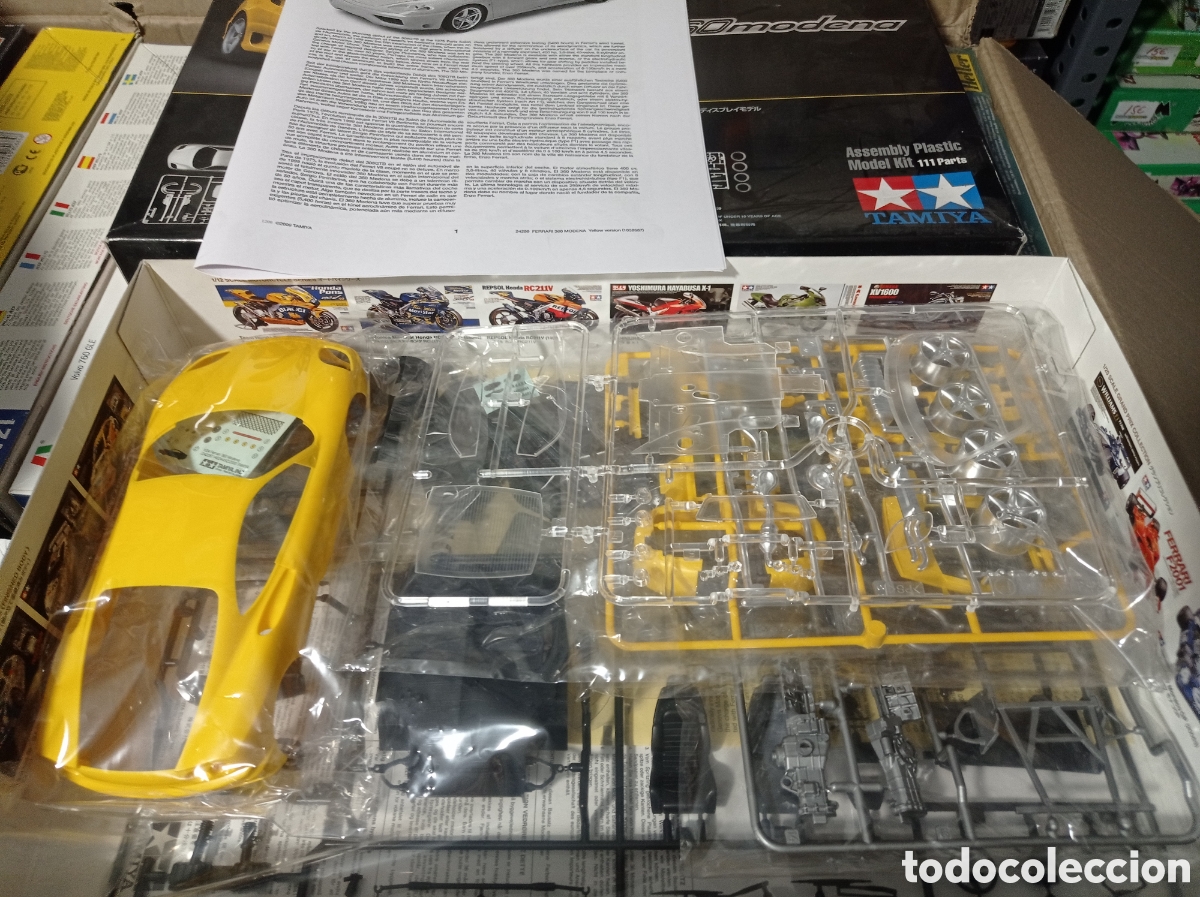 Maquetas: TAMIYA - FERRARI 360 MODENA YELLOW Versi&oacute;n. 1/24. 24299 - Foto 2