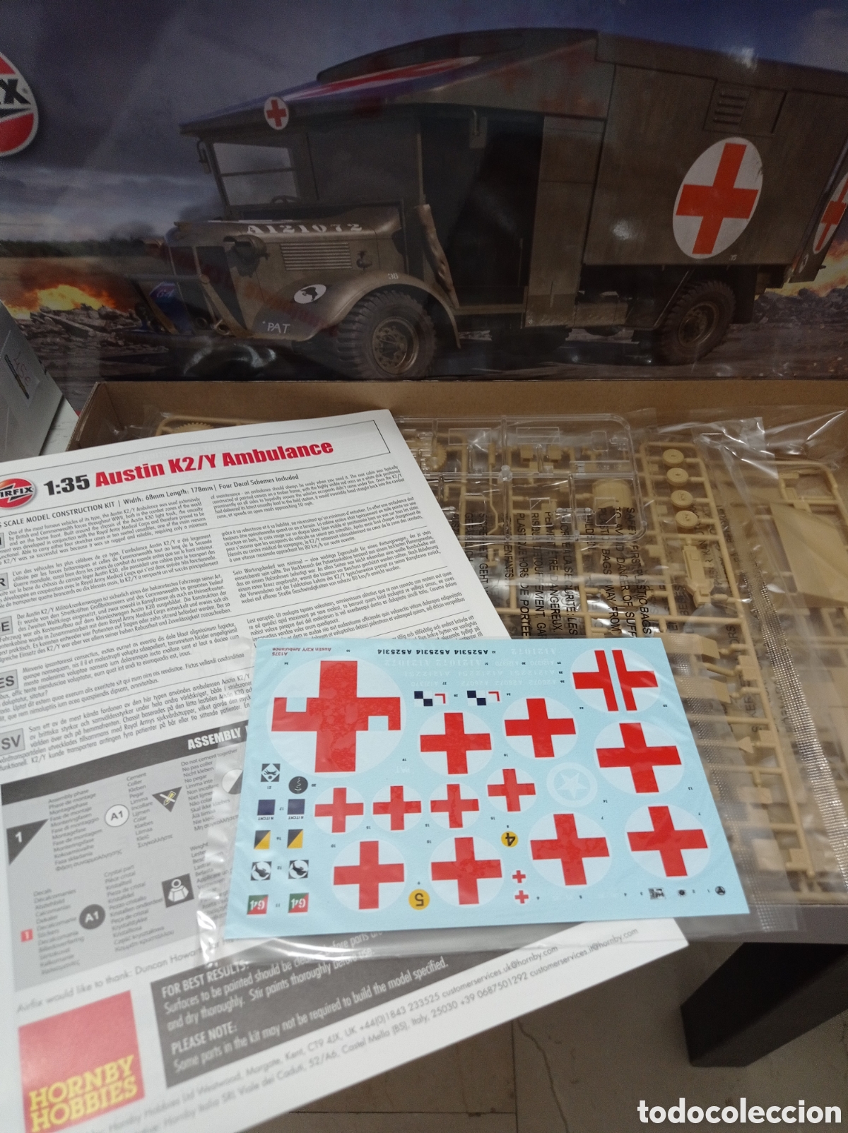 Maquetas: AIRFIX - AUSTIN K2/Y AMBULANCE. 1/35. A1375 - Foto 2