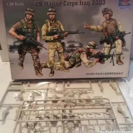 4 marines americanos en Iraq 1/35 para diorama (precio cerrado)