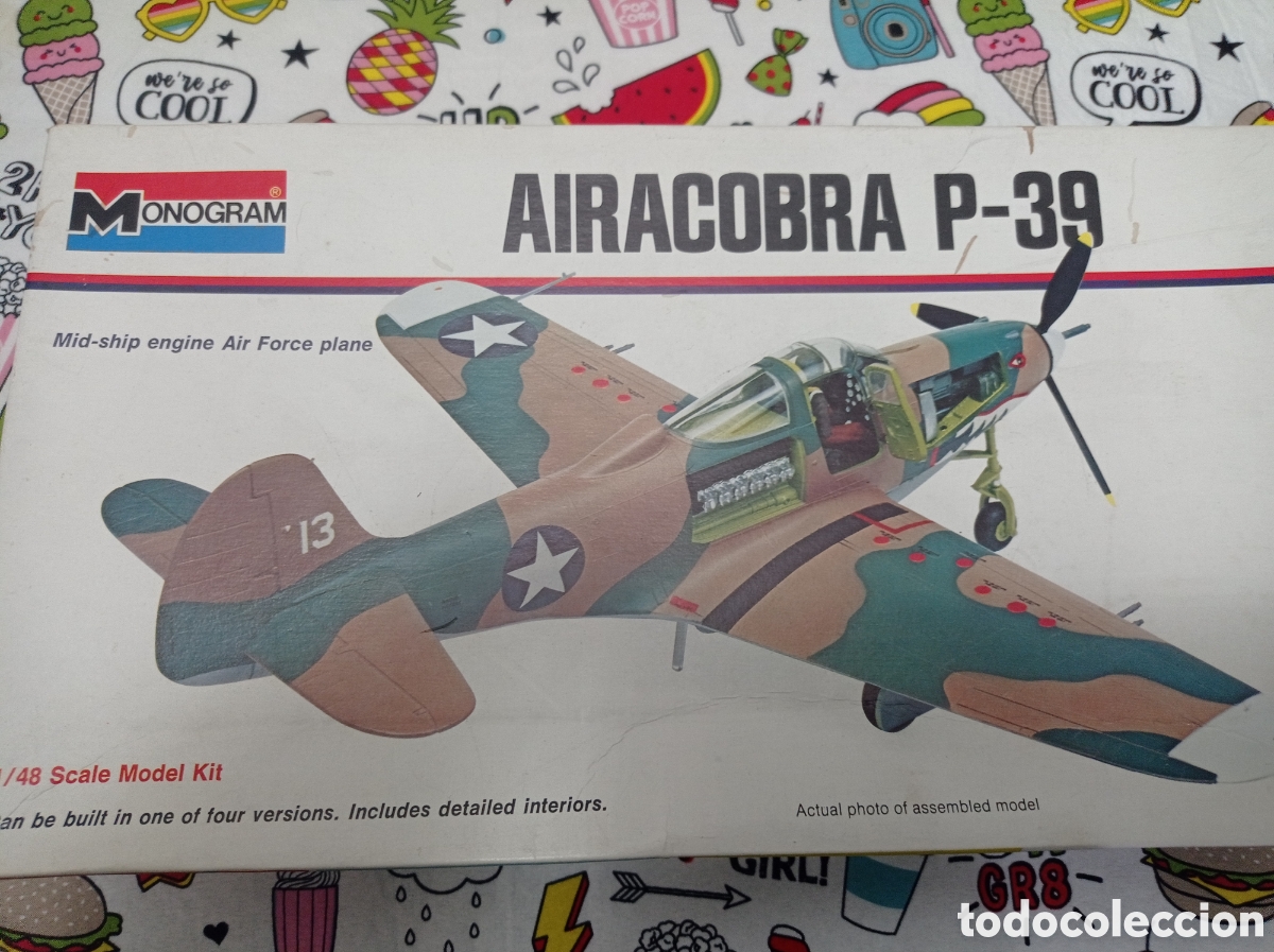 Maquetas: MONOGRAM - AIRACOBRA P-39. 1/48. 6844 - Foto 1