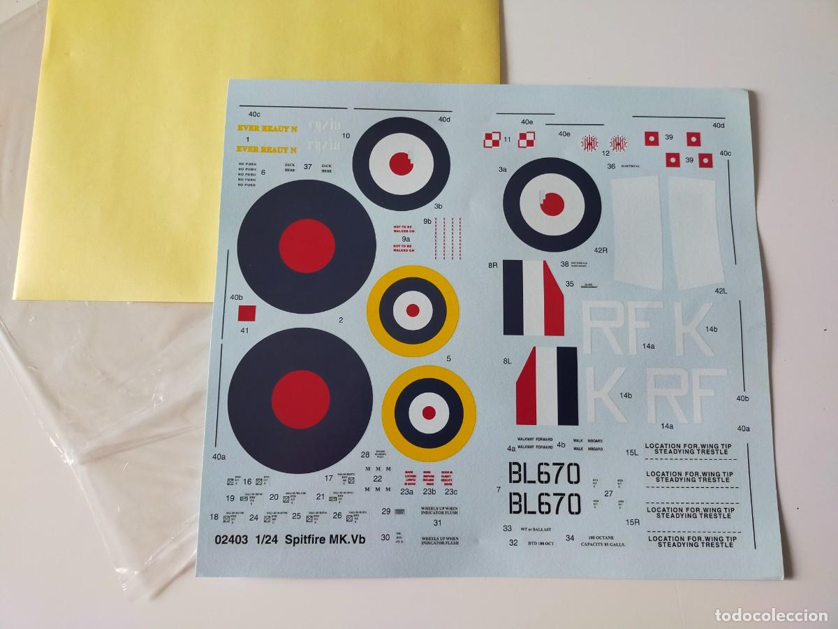 Maquetas: TRUMPETER. Escala 1/24 - SUPERMARINE SPITFIRE MK. Vb - Ref 02403 - Foto 12
