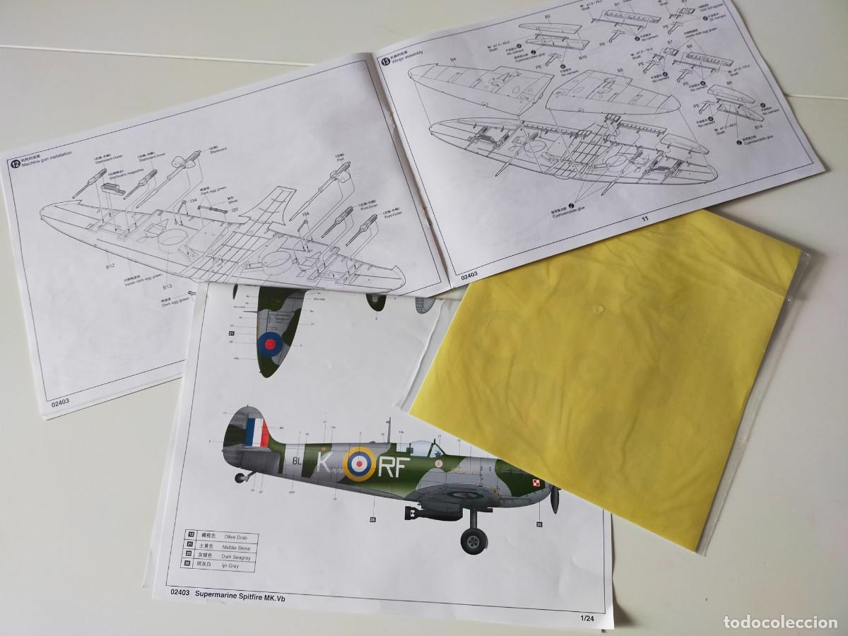 Maquetas: TRUMPETER. Escala 1/24 - SUPERMARINE SPITFIRE MK. Vb - Ref 02403 - Foto 13