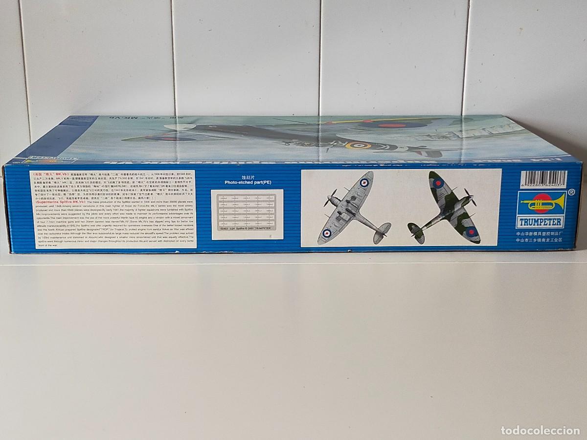 Maquetas: TRUMPETER. Escala 1/24 - SUPERMARINE SPITFIRE MK. Vb - Ref 02403 - Foto 16