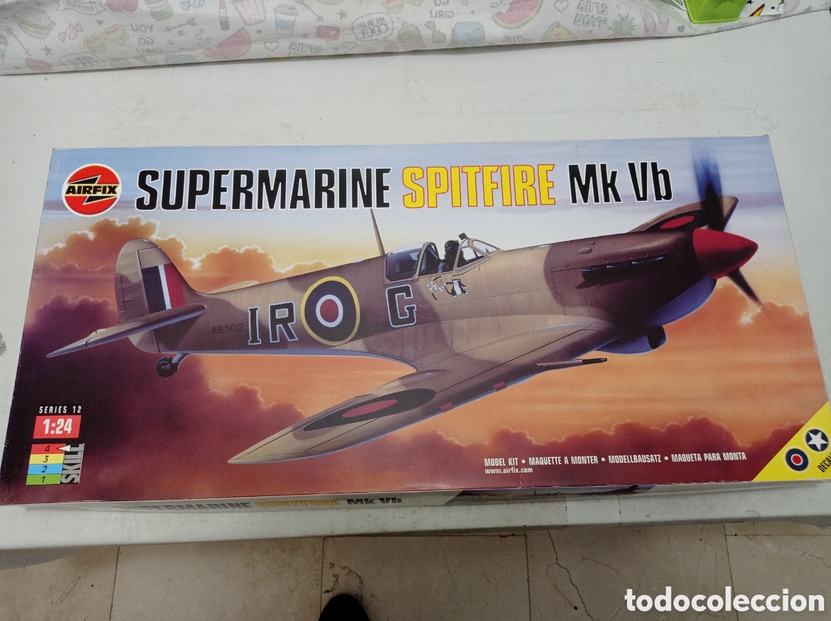 Maquetas: AIRFIX - SUPERMARINE SPITFIRE MK Vb. 1/24. 12005 - Foto 1