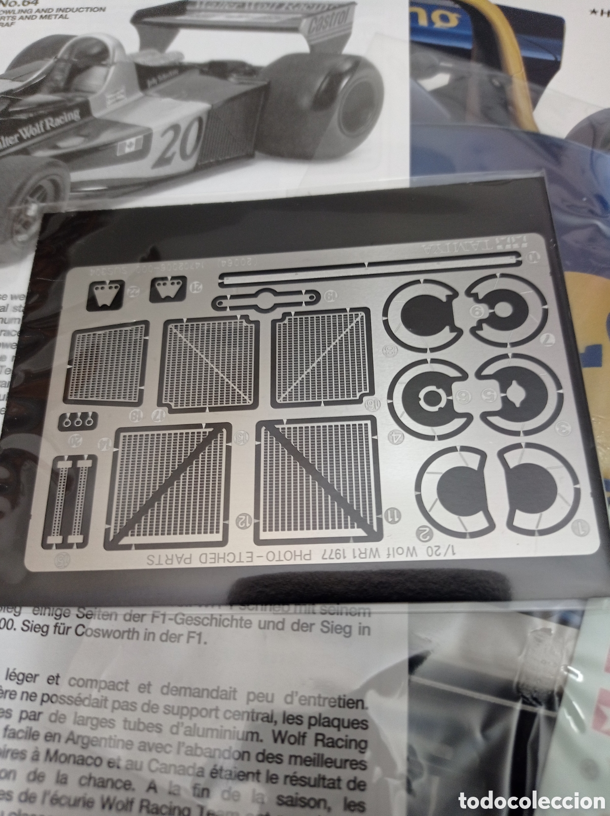 Maquetas: TAMIYA - WOLF WR1 1977. 1/20. 20064 - Foto 4