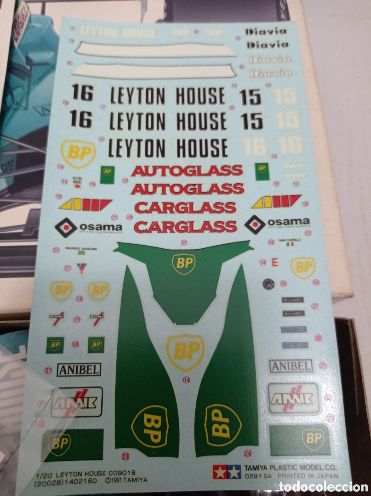 tamiya - leyton house cg 901b. 1/20. 20028 - Compra venta en