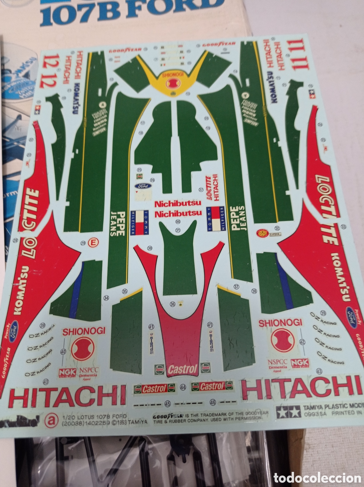 Maquette Tamiya F1 Lotus 107B Ford - Échelle 1/20 - Modèle 20038 - Neuf à Construire