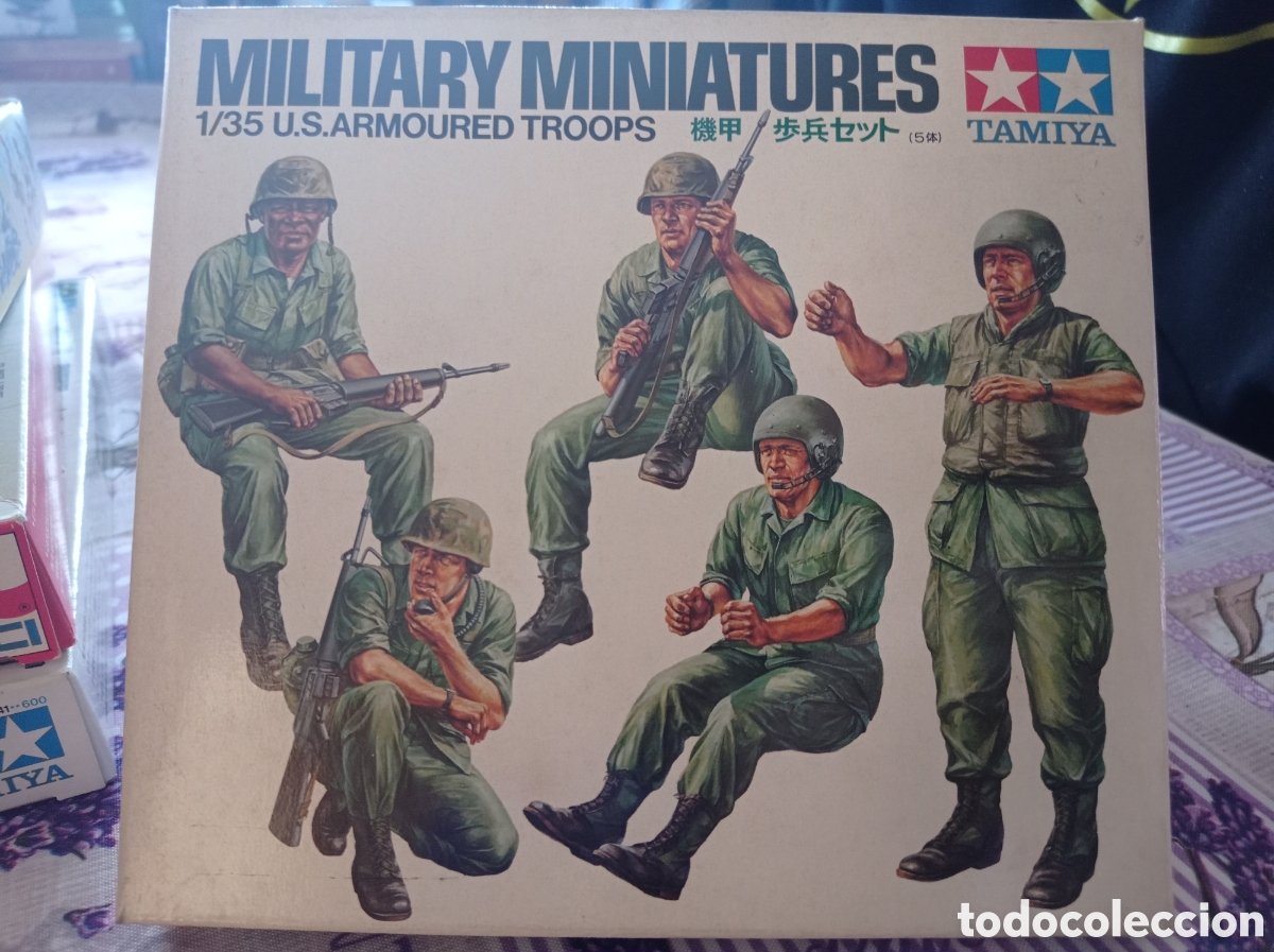 Maquetas: TAMIYA - U.S. ARMOURED TROOPS. 1/35. 3617 - Foto 1
