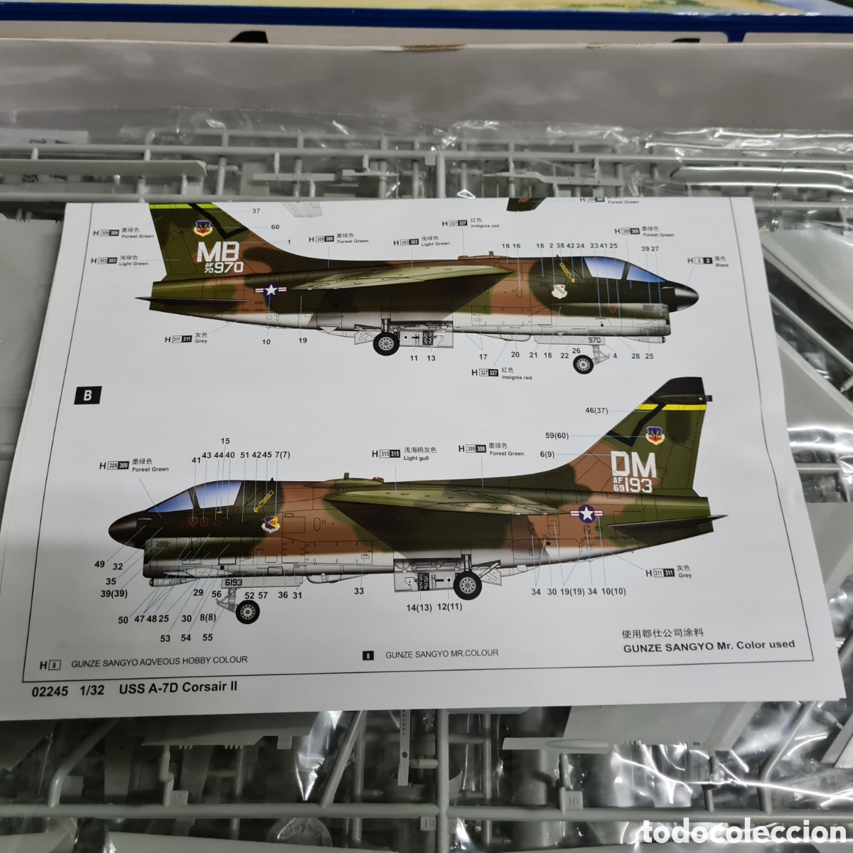 Maquetas: Trumpeter A-7D Corsair II 1/32 - Foto 7