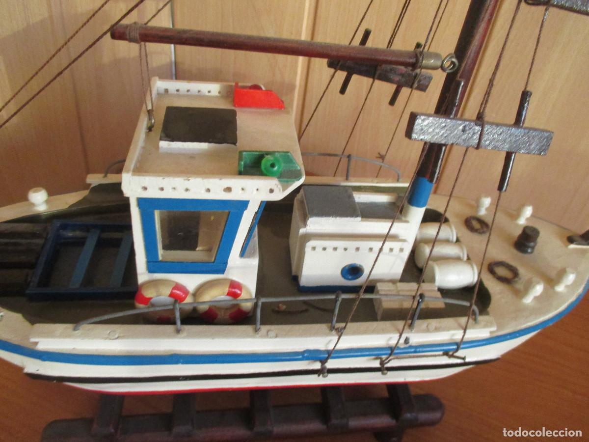 Maquetas: MAQUETA BARCO DE MADERA, SOBRE 45 CM DE LARGO - Foto 3