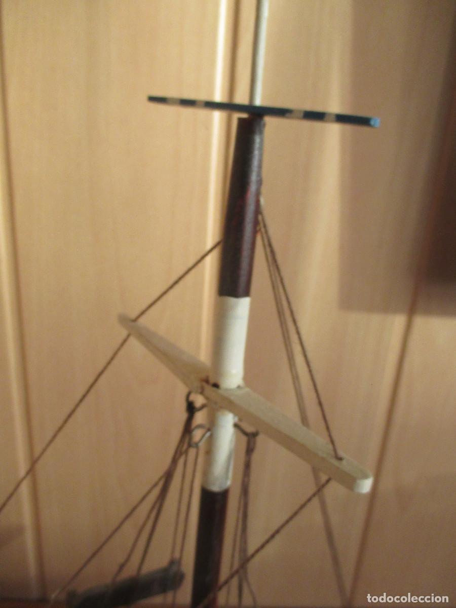 Maquetas: MAQUETA BARCO DE MADERA, SOBRE 45 CM DE LARGO - Foto 4