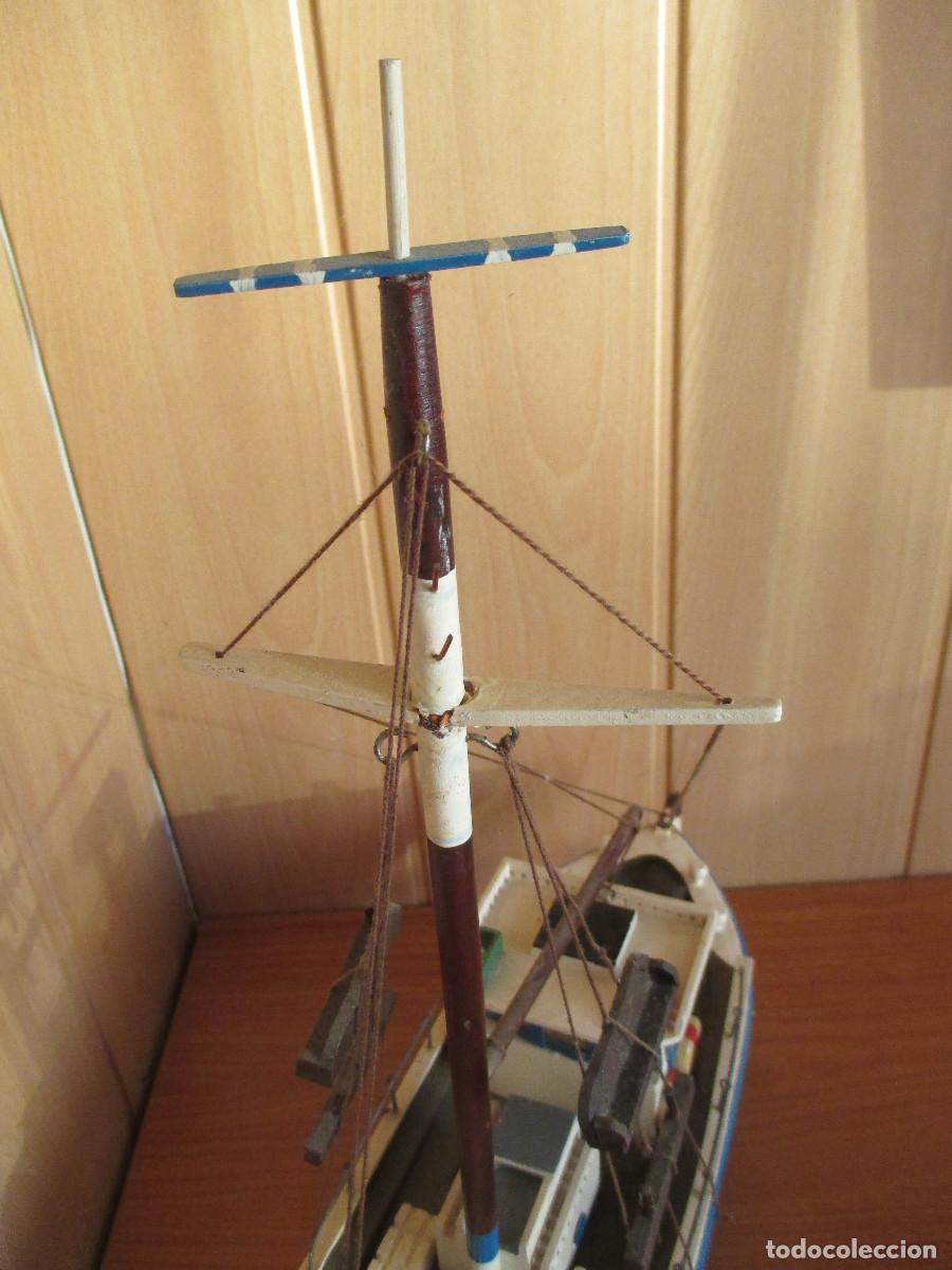Maquetas: MAQUETA BARCO DE MADERA, SOBRE 45 CM DE LARGO - Foto 6