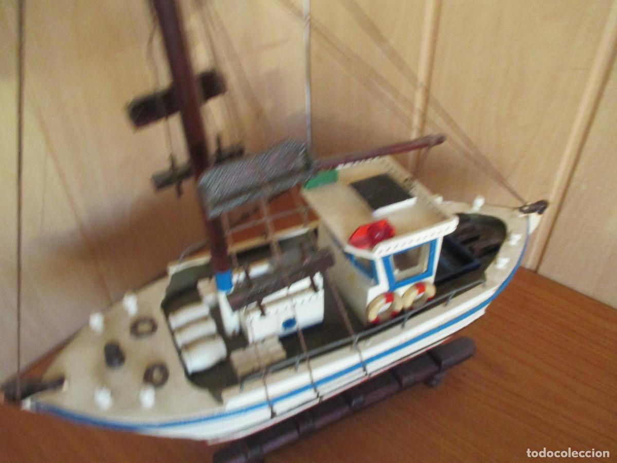 Maquetas: MAQUETA BARCO DE MADERA, SOBRE 45 CM DE LARGO - Foto 7
