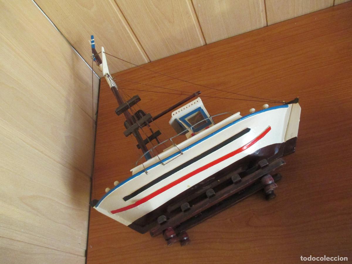 Maquetas: MAQUETA BARCO DE MADERA, SOBRE 45 CM DE LARGO - Foto 9