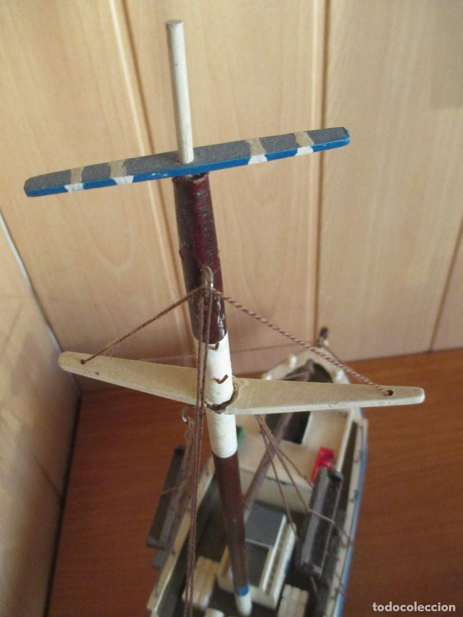 Maquetas: MAQUETA BARCO DE MADERA, SOBRE 45 CM DE LARGO - Foto 10