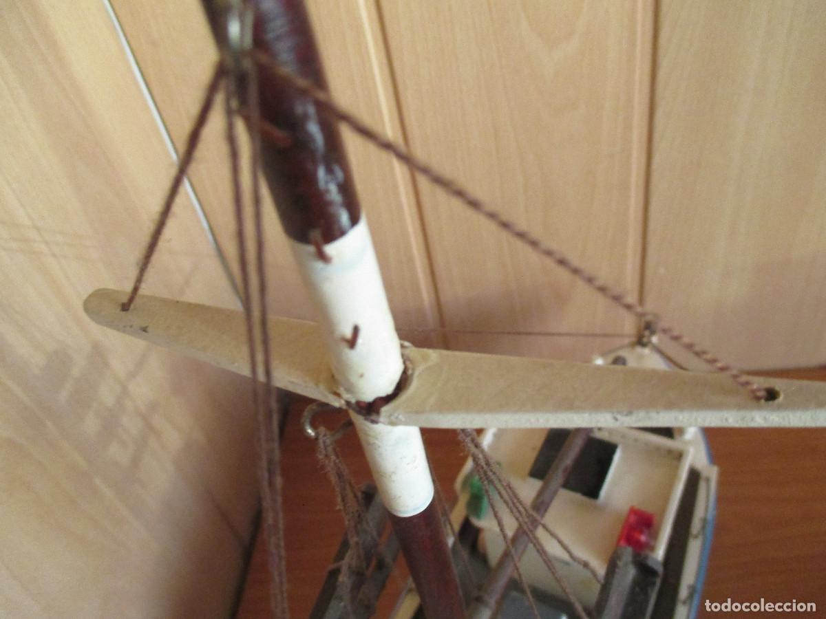 Maquetas: MAQUETA BARCO DE MADERA, SOBRE 45 CM DE LARGO - Foto 11