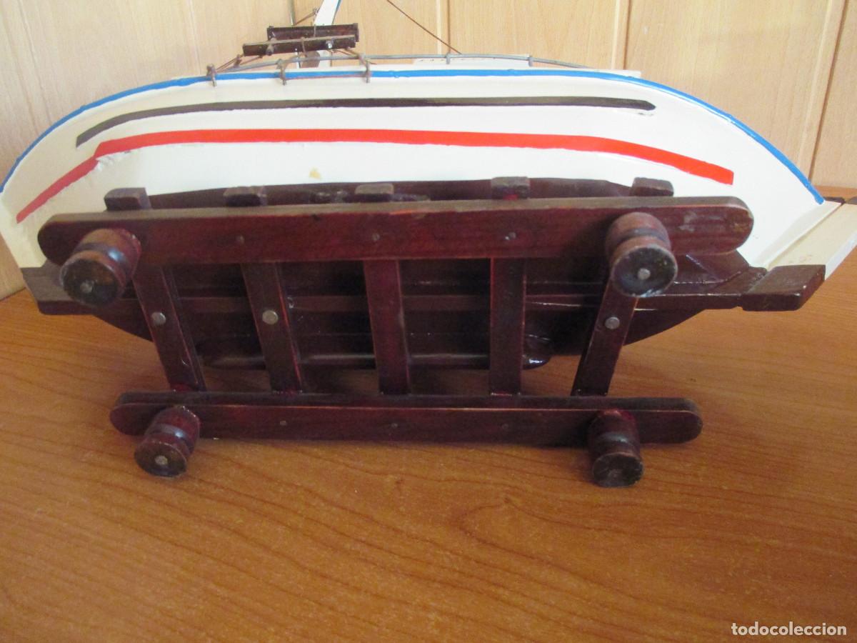 Maquetas: MAQUETA BARCO DE MADERA, SOBRE 45 CM DE LARGO - Foto 13