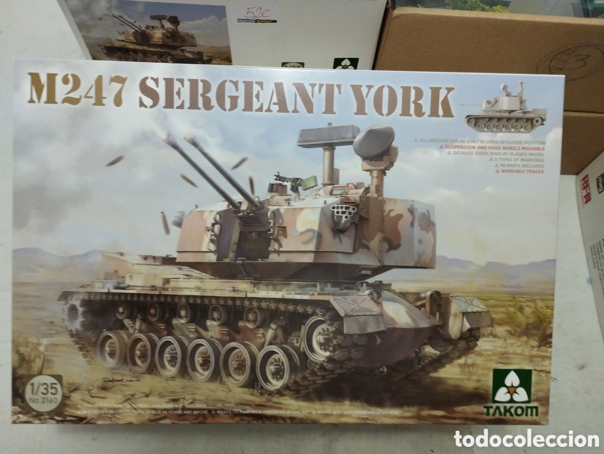 Maquetas: TAKOM - M247 SERGEANT YORK 1/35. 2160 - Foto 1