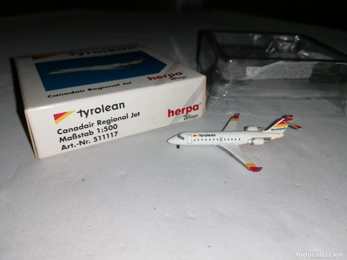 herpa 1/500 511117 avión canadair regional jet - Acquista Modellini di aerei  ed elicotteri in scala su todocoleccion