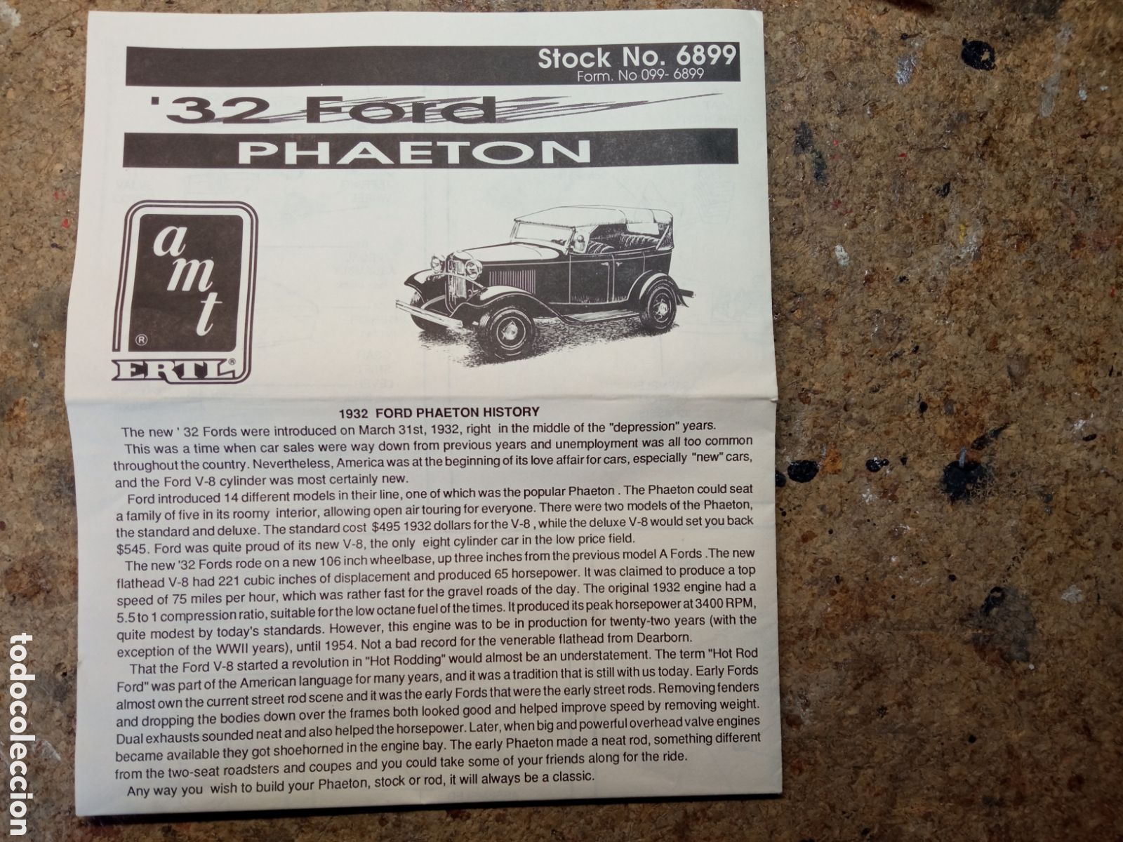 Maquetas: Maqueta Ford Phaeton 1932 - 1/25 AMT - Foto 4