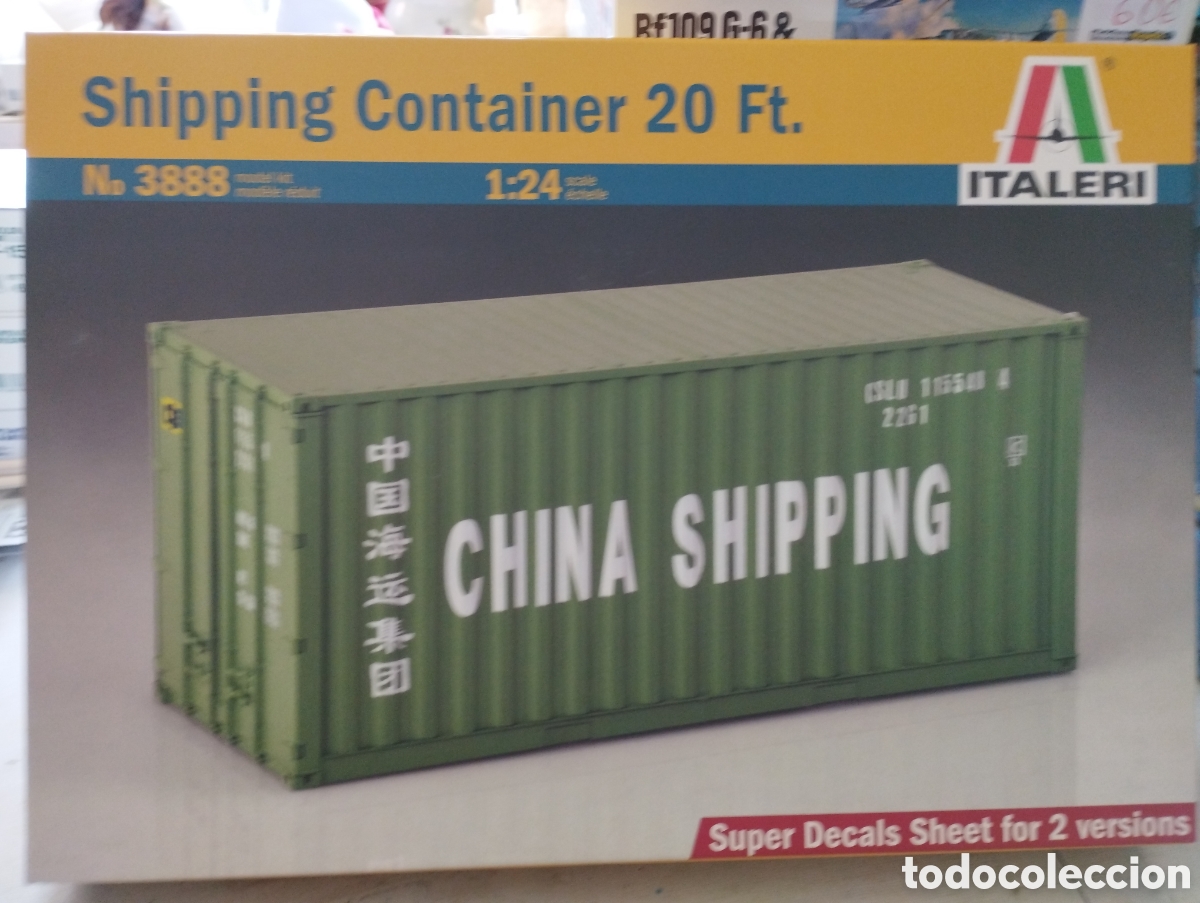 Maquetas: ITALERI - SHIPPING CONTAINER 20FT 3888. 1/24 - Foto 1