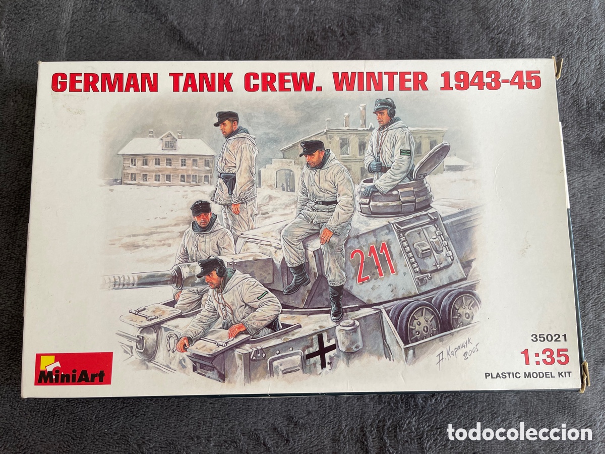germán tank crew winter 1943-45 1:35 miniart 35 - Acquista Modellini  militari in scala su todocoleccion