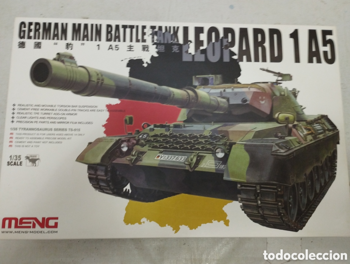 Maquetas: MENG - GERM&Aacute;N MAIN BATTLE TANK LEOPARD 1A5 - Foto 1