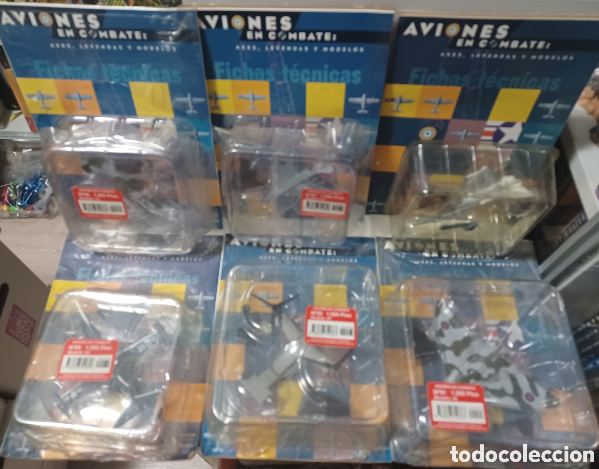 Maquetas: Aviones de Combate lote de 6 maquetas Del Prado LL - Foto 1