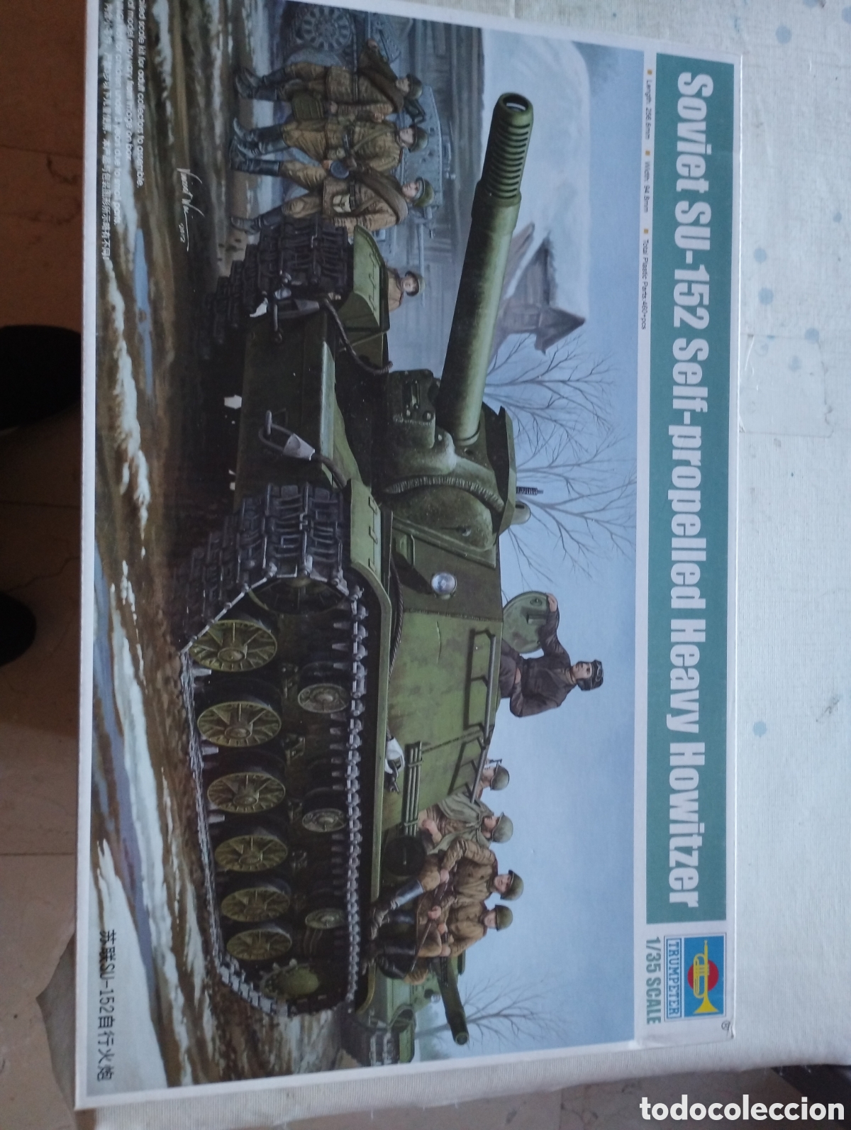 Maquetas: TRUMPETER - SOVIET SU-152 SELF PROPELLED HEAVY HOWITZER. 1/35. 01571 - Foto 1