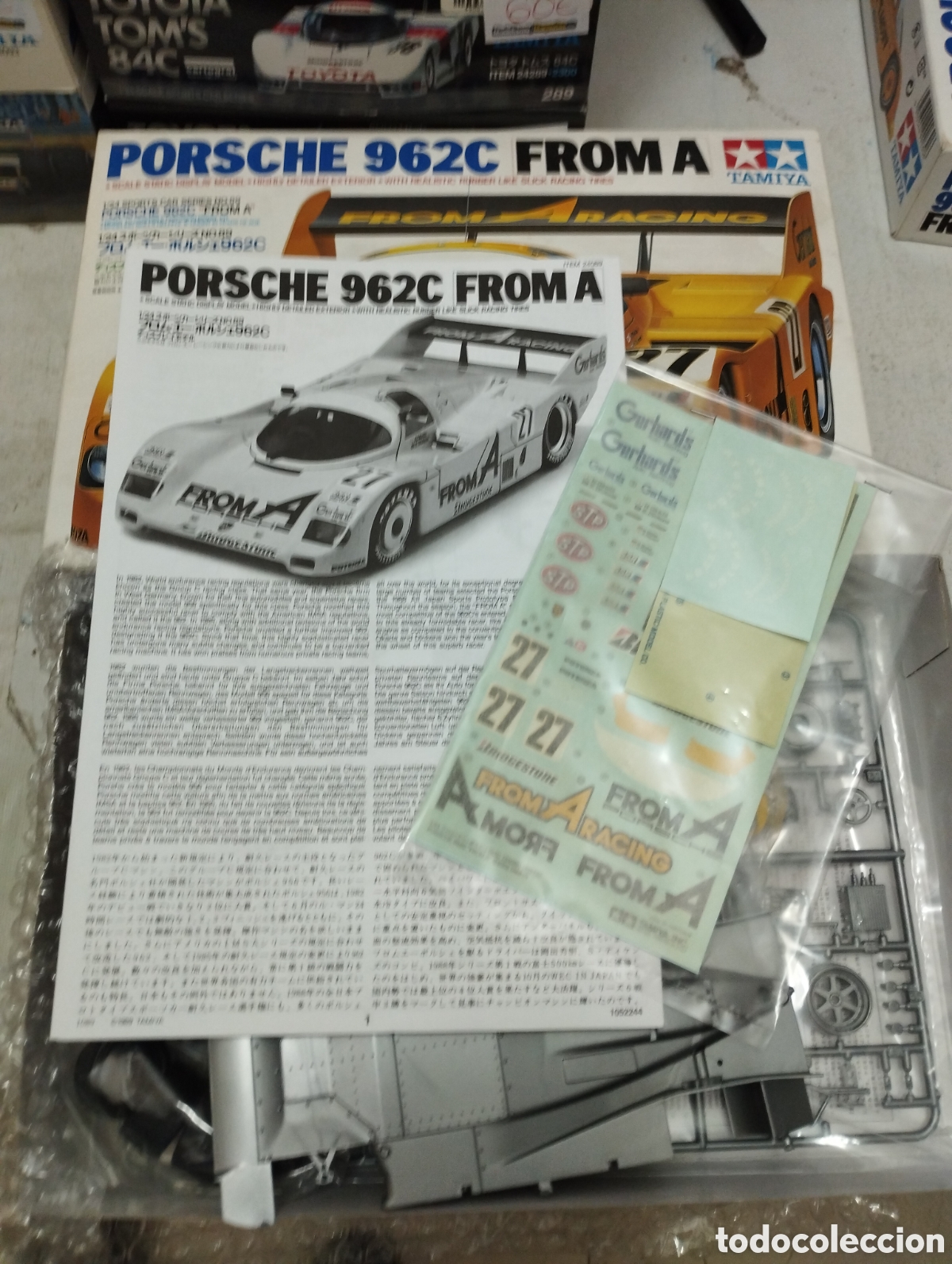 Maquetas: TAMIYA - PORSCHE 962C FROM A 1/24. 24089 - Foto 2