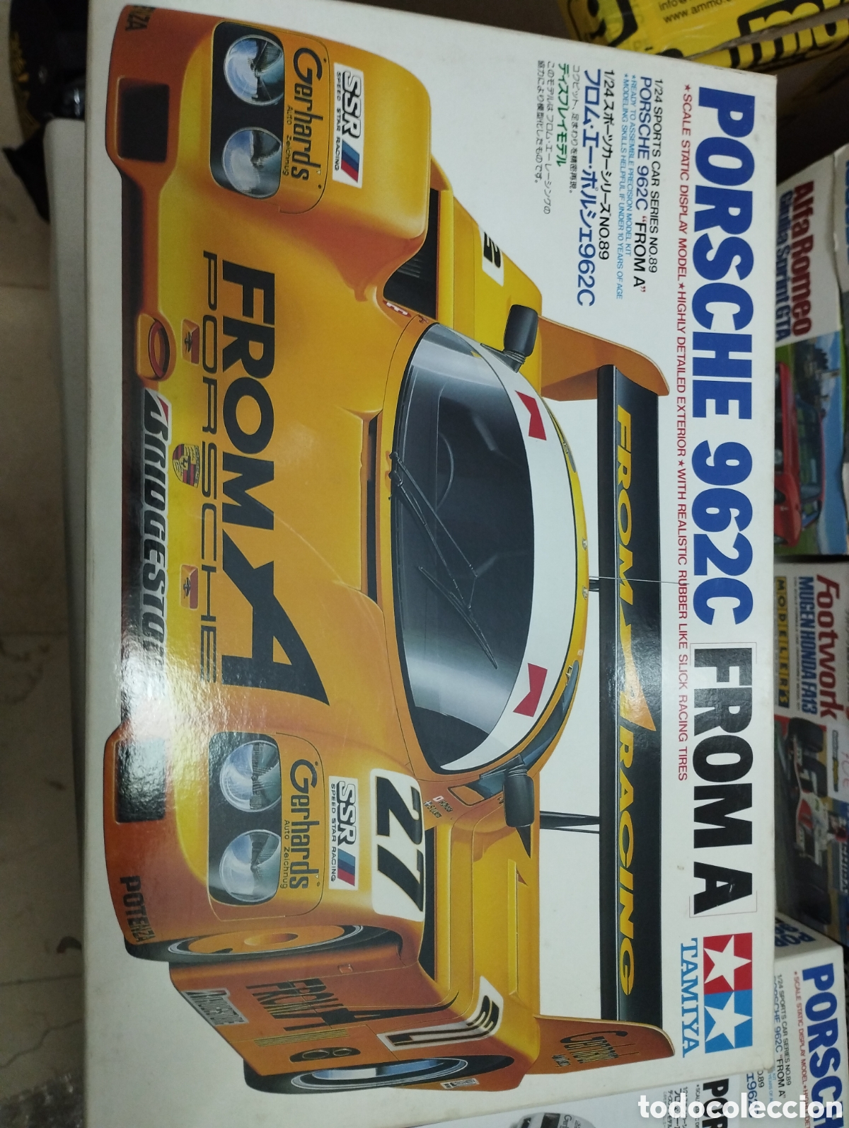 Maquetas: TAMIYA - PORSCHE 962C FROM A 1/24. 24089 - Foto 1