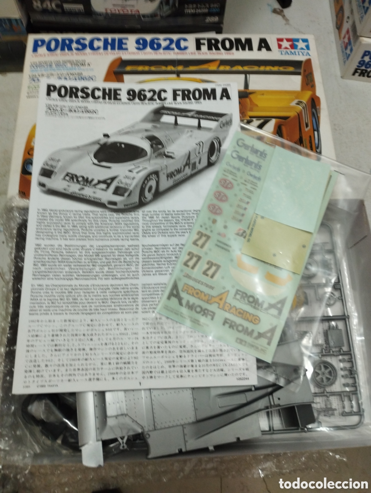 Maquetas: TAMIYA - PORSCHE 962C FROM A 1/24. 24089 - Foto 2