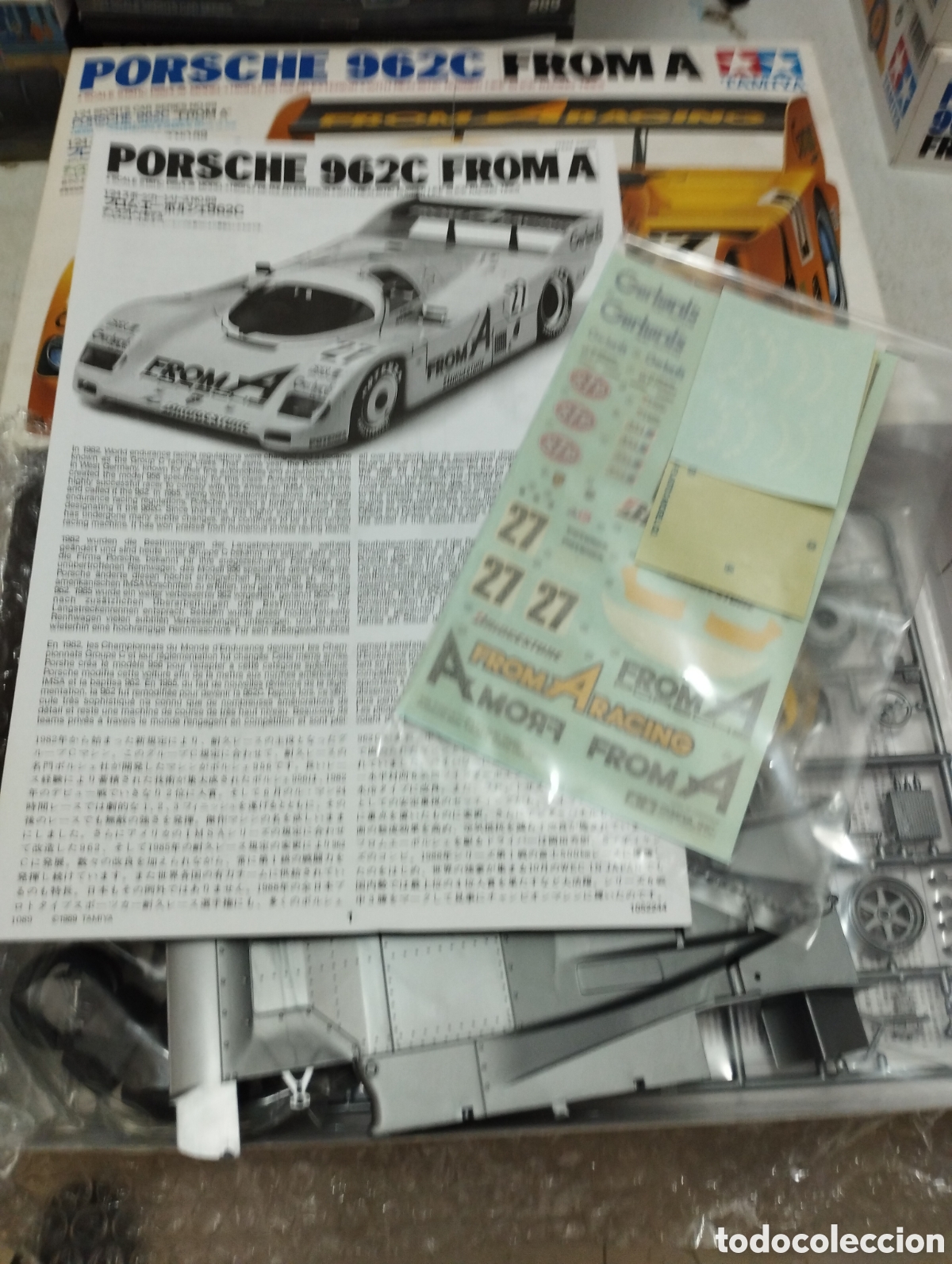 Maquetas: TAMIYA - PORSCHE 962C FROM A 1/24. 24089 - Foto 2