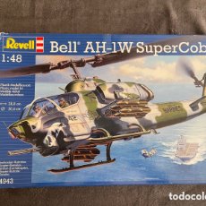 Maquetas: BELL AH-1W SUPERCOBRA 1:48 REVELL 04943 MAQUETA HELICÓPTERO AVIÓN. Lote 401835209