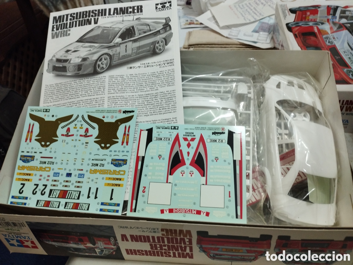 Maquetas: TAMIYA - MITSUBISHI LANCER EVOLUTION V WRC 1/24. 24203 - Foto 2