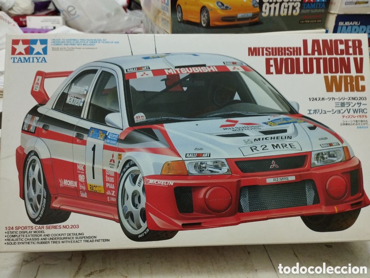 Maquetas: TAMIYA - MITSUBISHI LANCER EVOLUTION V WRC 1/24. 24203 - Foto 1