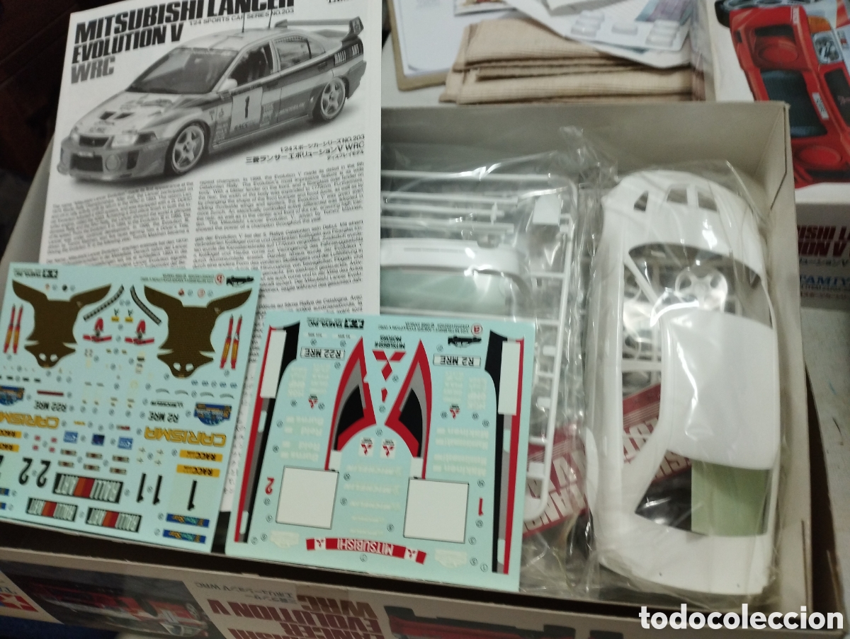 Maquetas: TAMIYA - MITSUBISHI LANCER EVOLUTION V WRC 1/24. 24203 - Foto 2