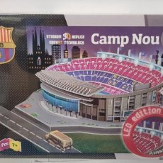 Maquetas: PUZZLE MAQUETA 3D ESTADIO FUTBOL CAMP NOU FC BARCELONA LED EDITION REF NND0600 DE NANOSTAD