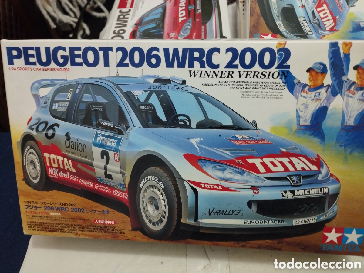 tamiya - peugeot 206 wrc version 2002 winner ve - Compra venta en